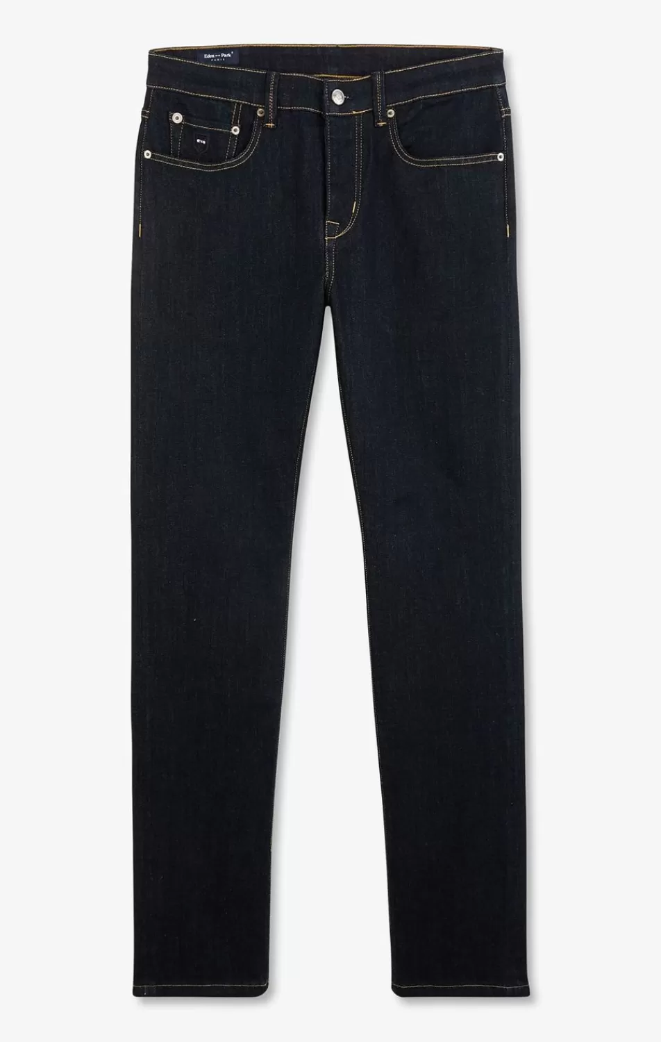 Pants | Eden Park Navy Blue Jeans In Stretch Cotton