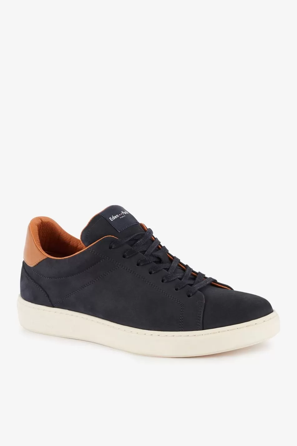 Sneakers | Eden Park Navy Blue Leather Trainers