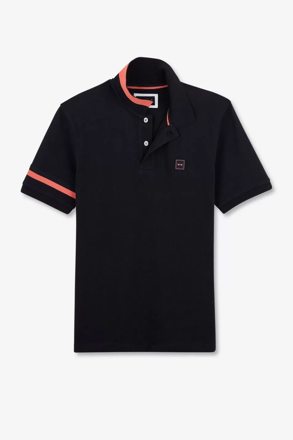 Polos | Eden Park Navy Blue Short-Sleeved Polo Shirt