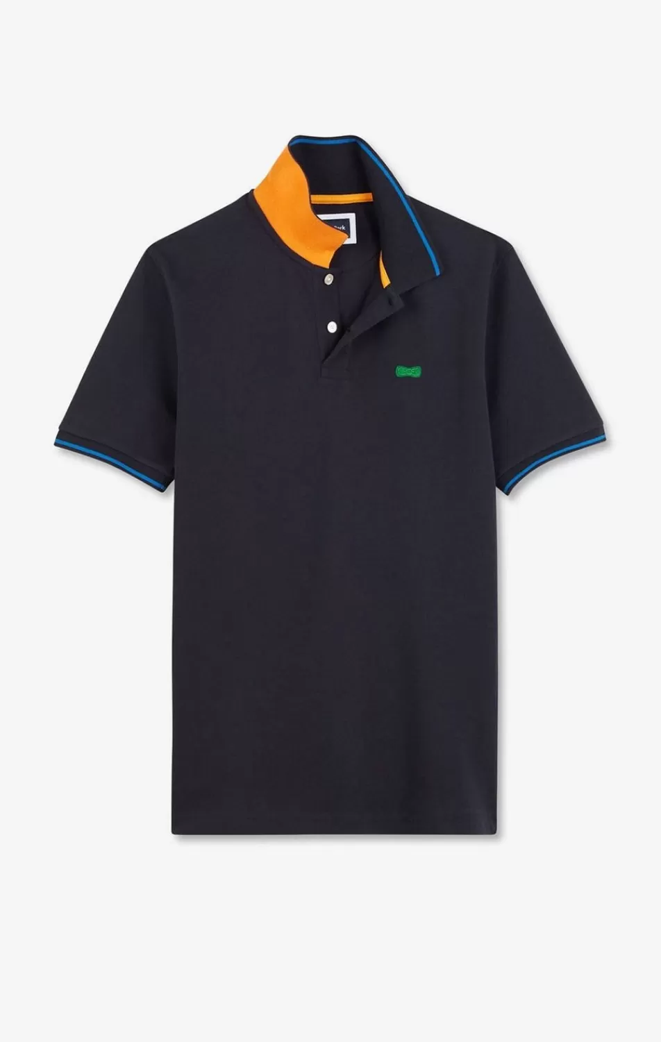 Polos | Eden Park Navy Blue Short-Sleeved Polo Shirt