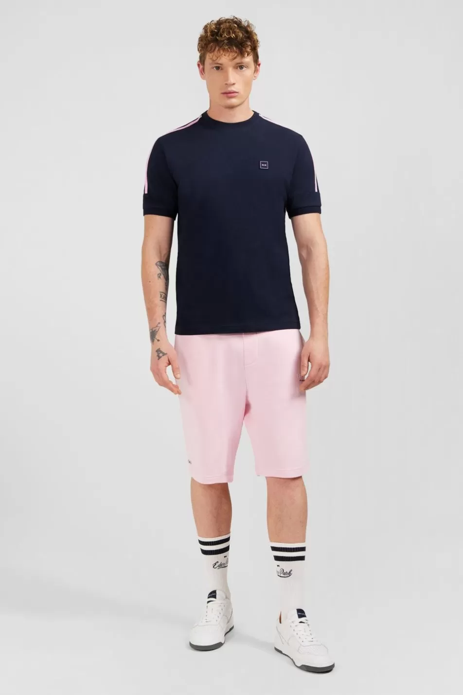 T-Shirts | Eden Park Navy Blue Short-Sleeved T-Shirt