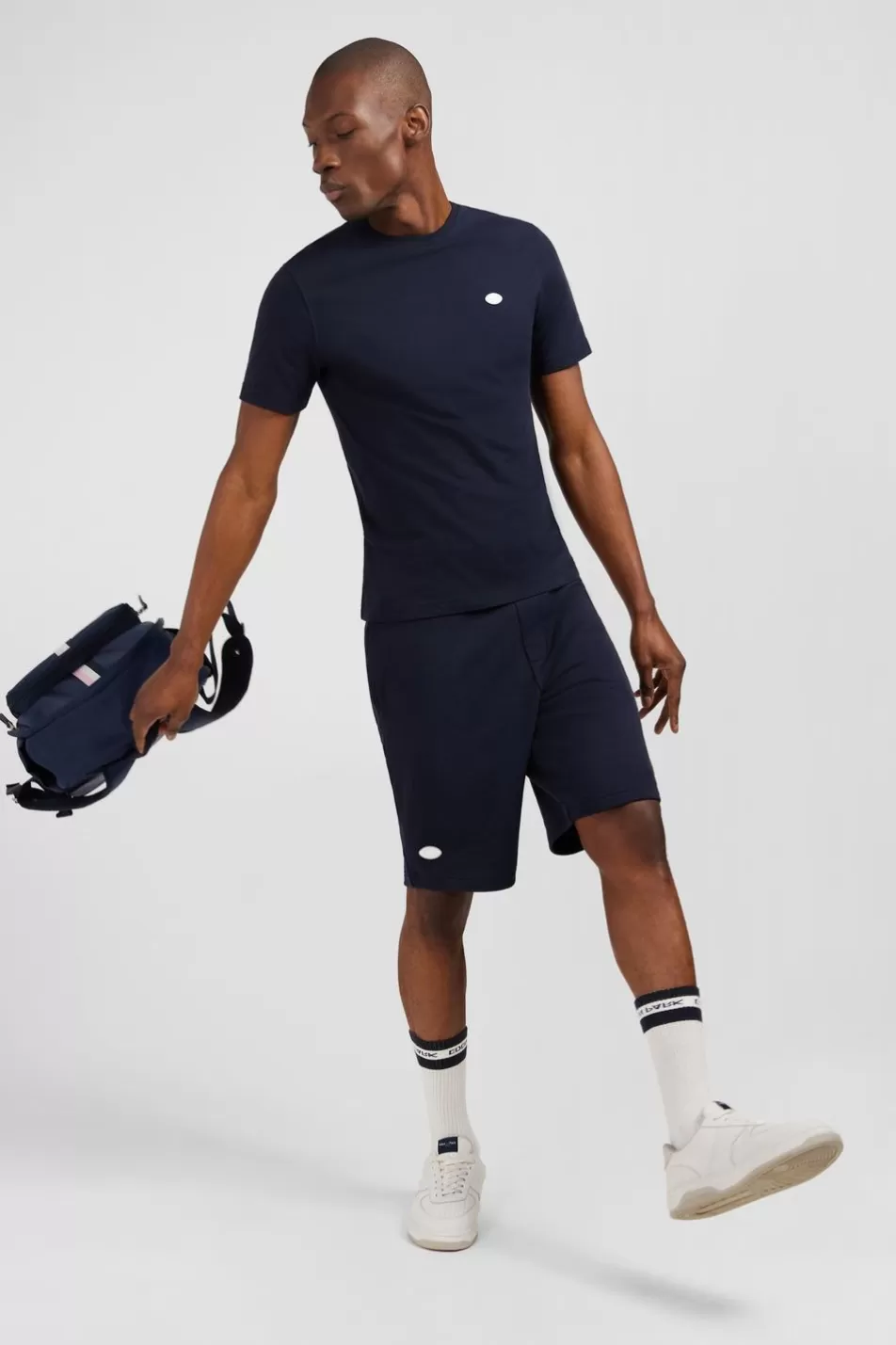 T-Shirts | Eden Park Navy Blue Short-Sleeved T-Shirt