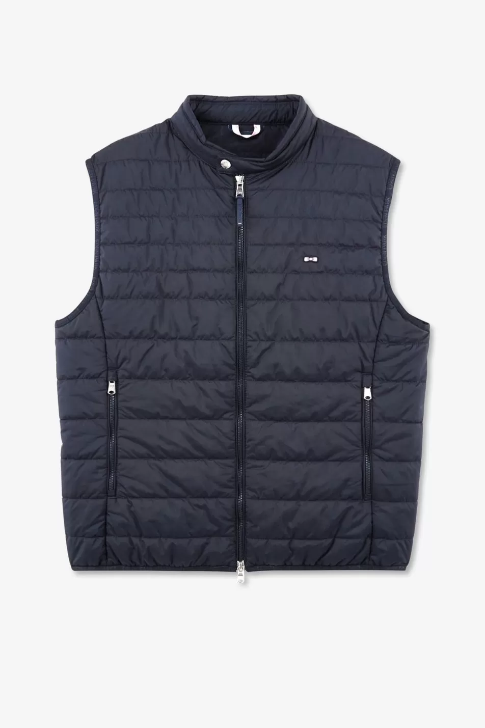 Coats | Eden Park Navy Blue Sleeveless Puffa Jacket