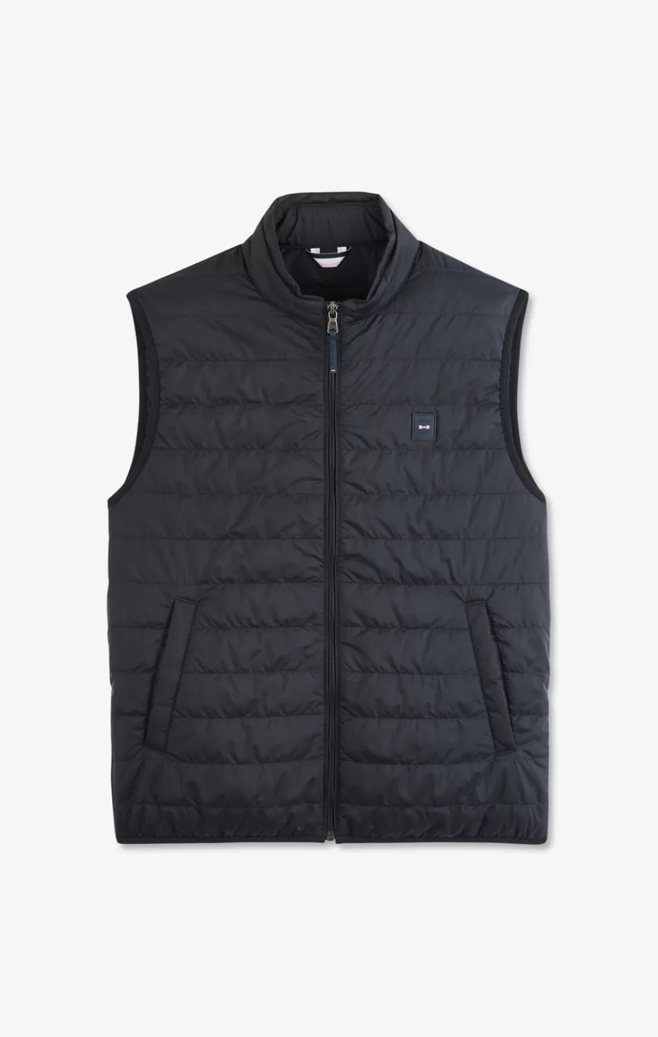 Coats | Eden Park Navy Blue Sleeveless Puffa Jacket