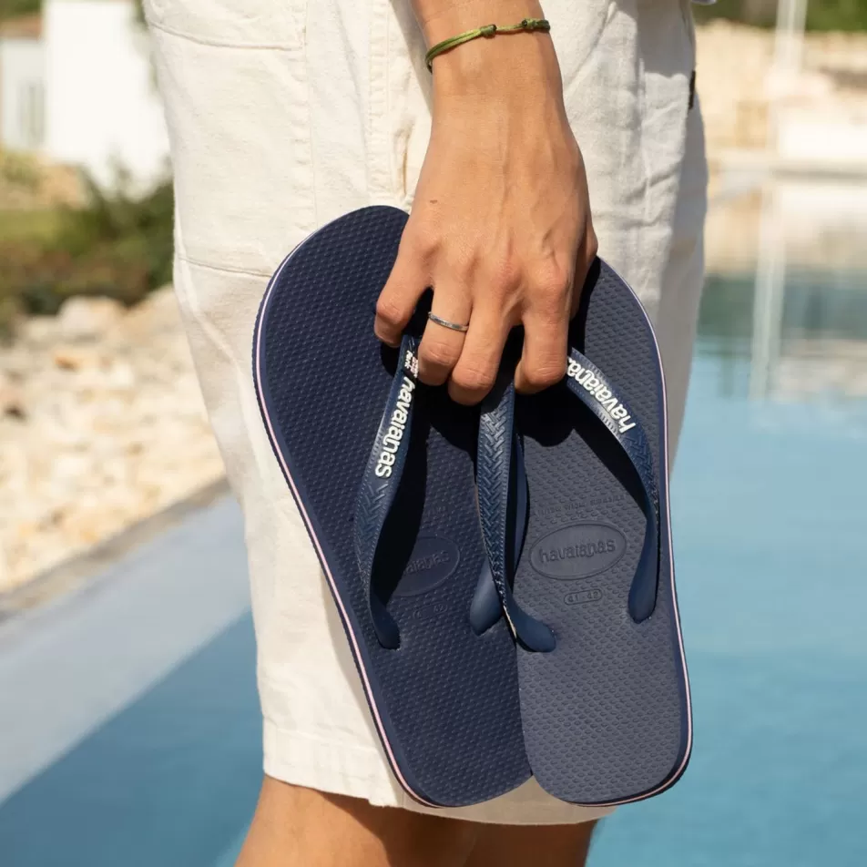 Tongs | Eden Park Navy Flip Flops