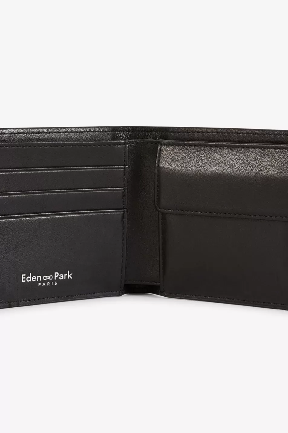 Portfolios | Eden Park Navy Italian-Style Wallet With Tricolour Details