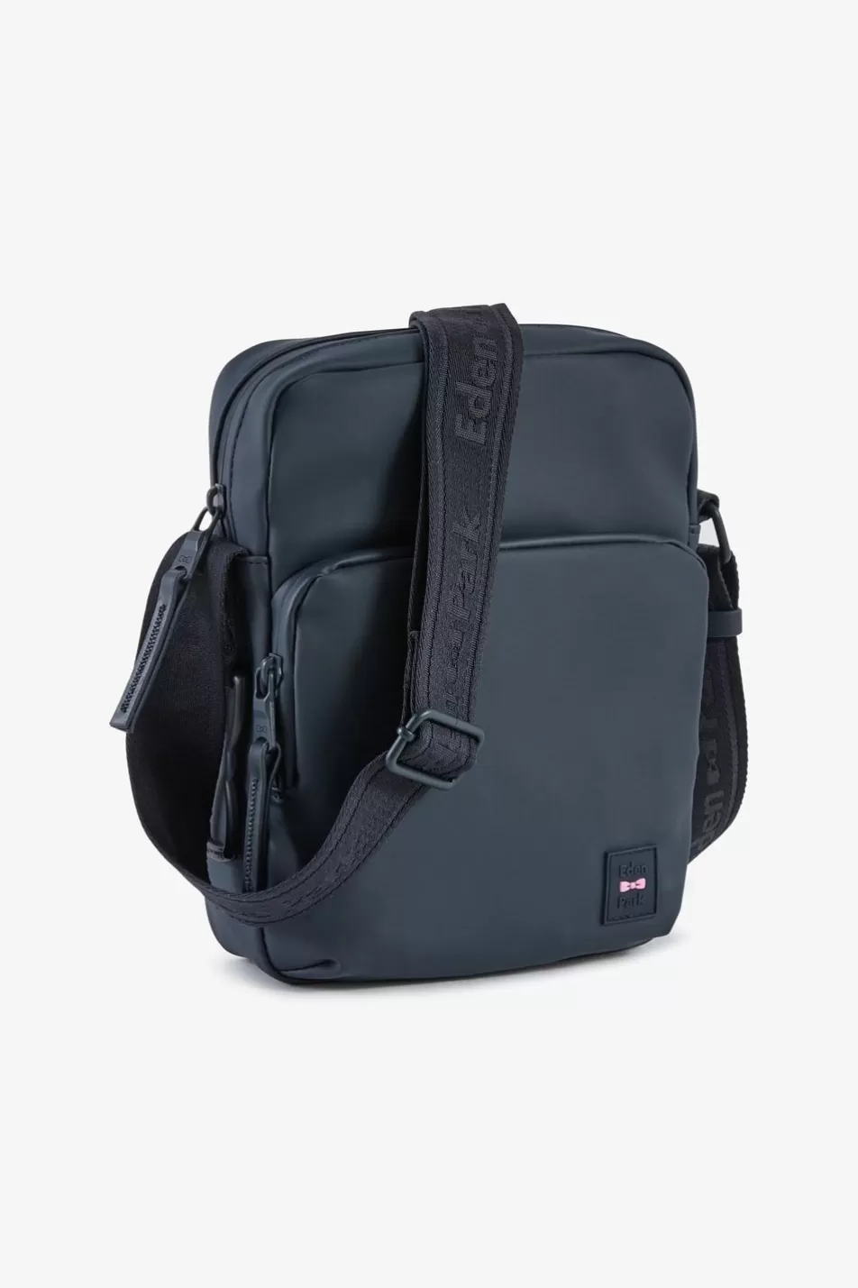 Bags | Eden Park Navy Rubber Messenger Bag