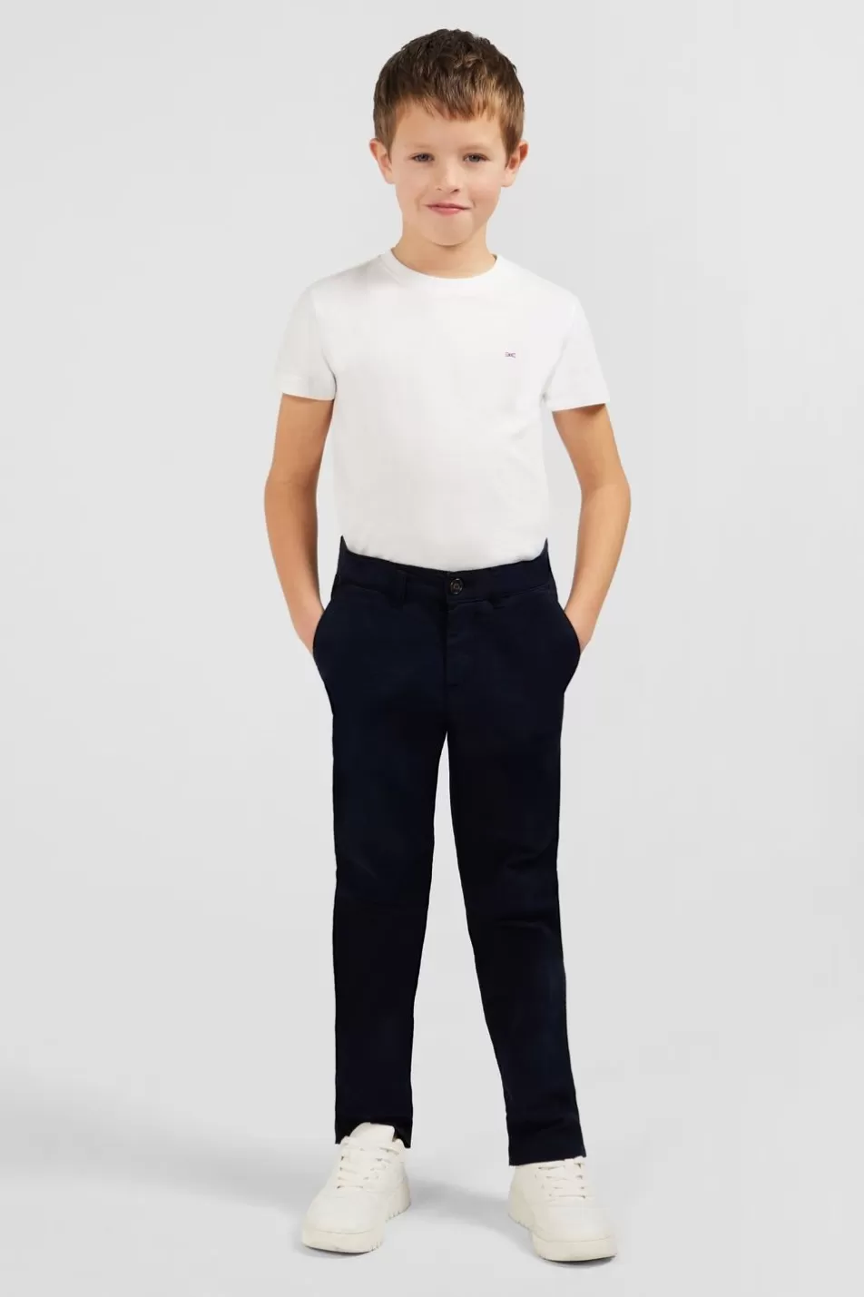 Children | Eden Park Navy Stretch Cotton Chino Trousers