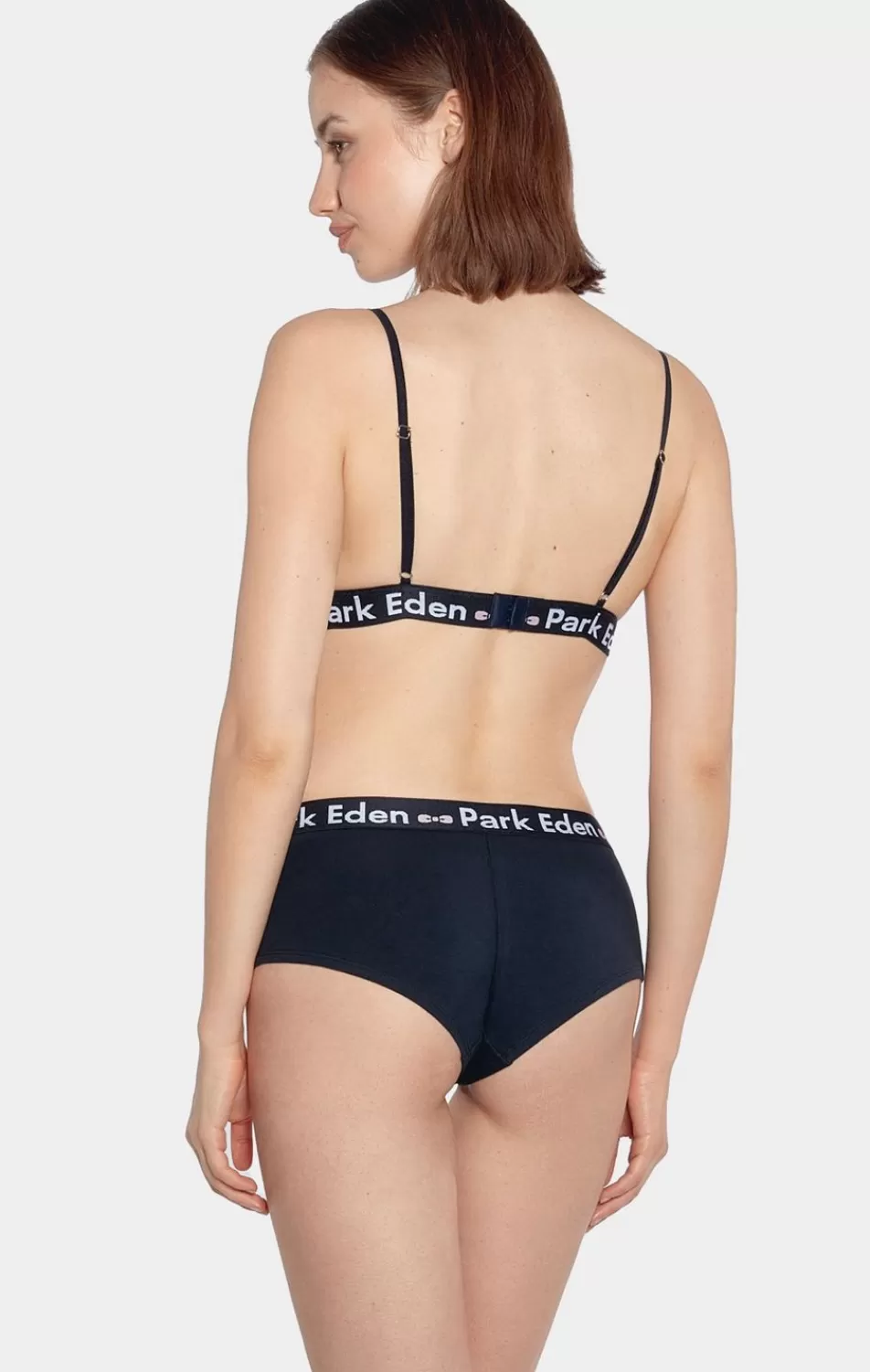 Underwear | Eden Park Navy Triangle Bra In Stretch Modal