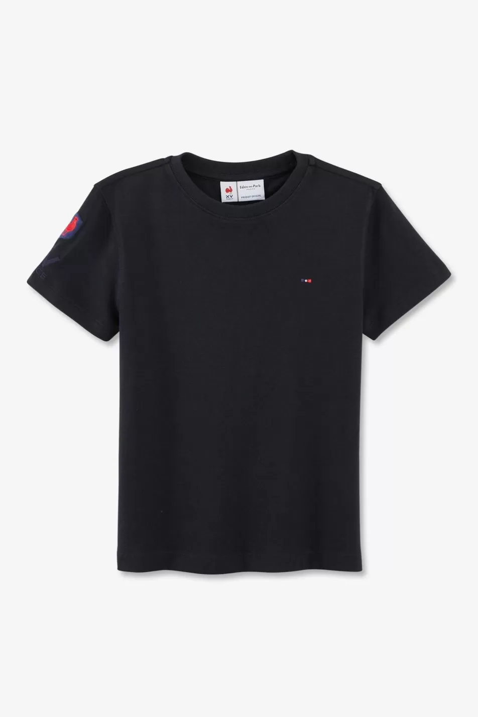 Children | Eden Park Navy Xv De France T-Shirt In Cotton Jersey