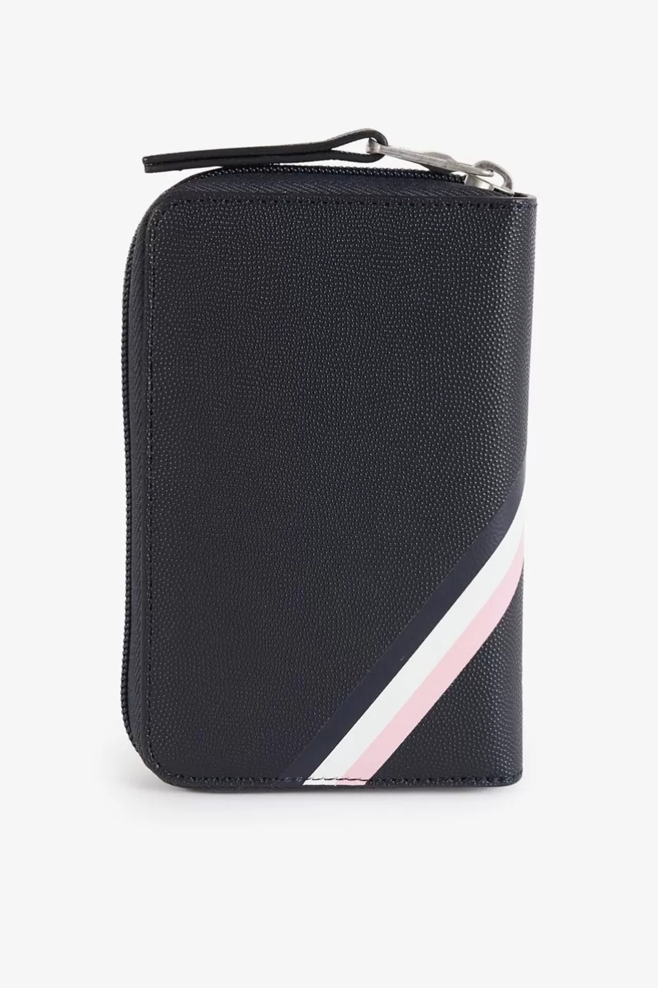 Portfolios | Eden Park Navy Zipped Wallet With Tricolour Details