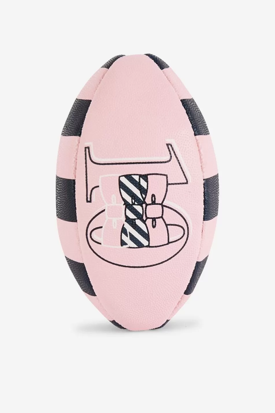 Ballons De Rugby | Eden Park Pink And Navy Rugby Ball In Grippy