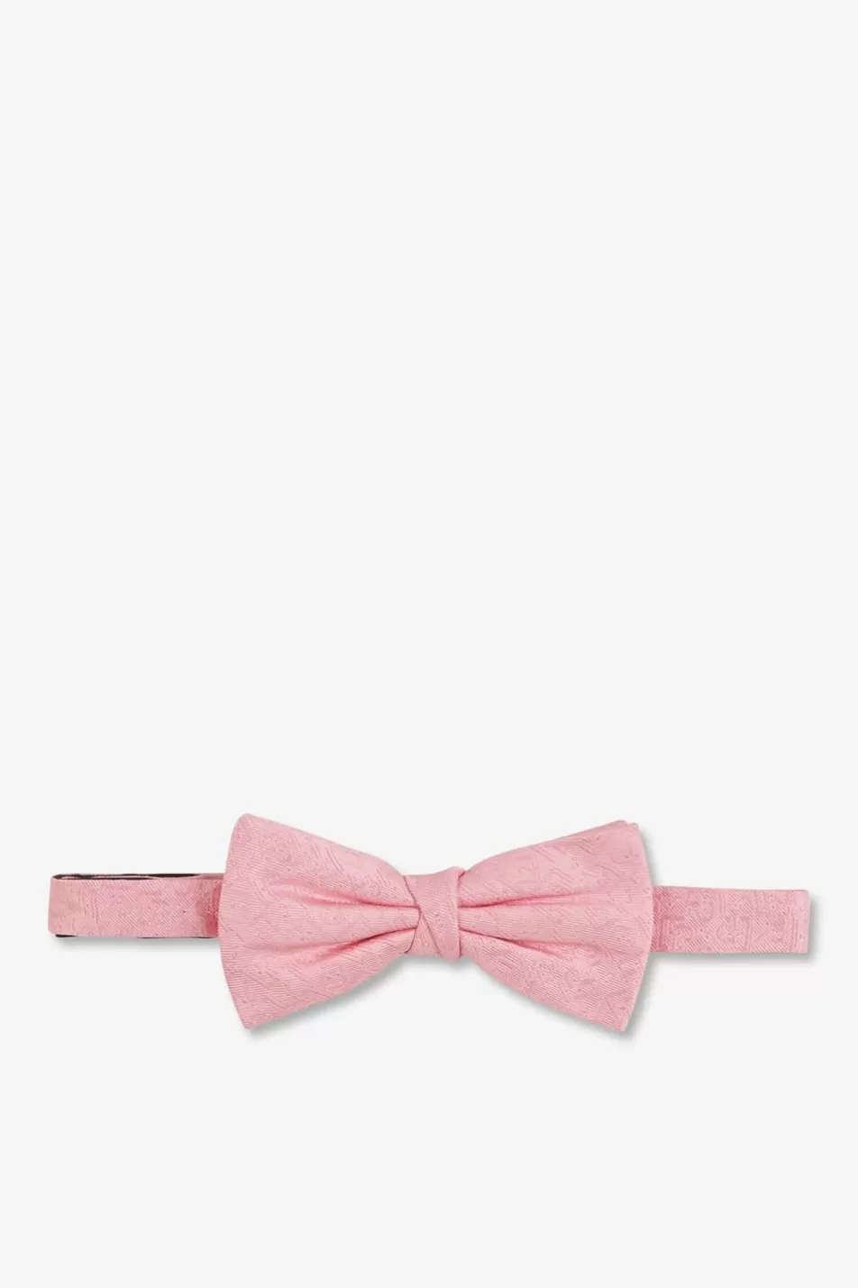 Ties & Bow Ties | Eden Park Pink Bow Tie With Micro-Pattern