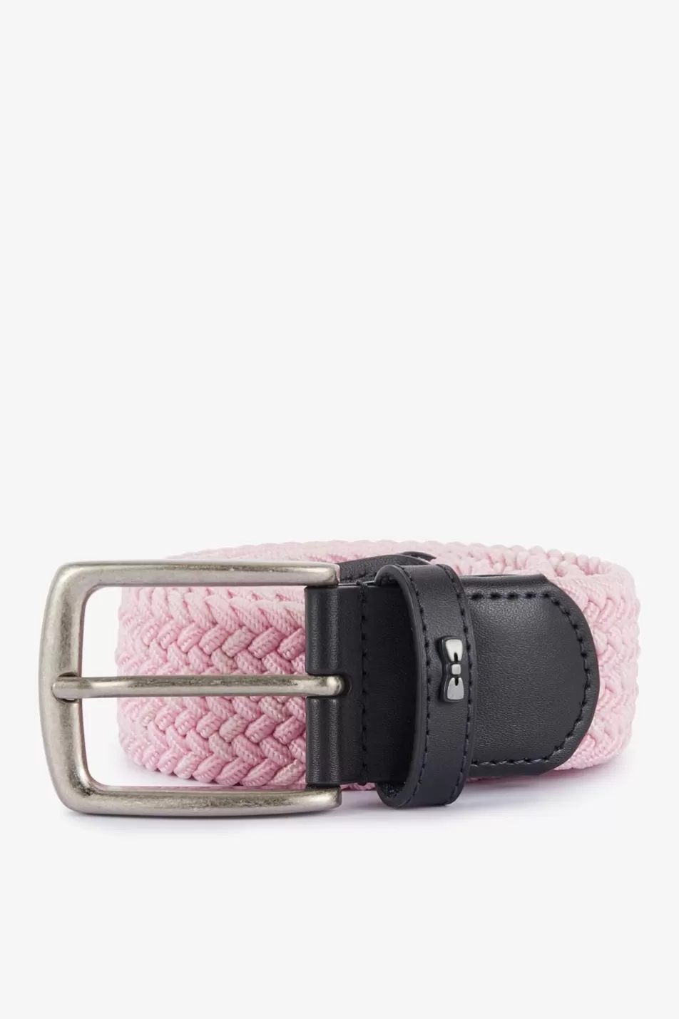 Belts | Eden Park Pink Braided Belt