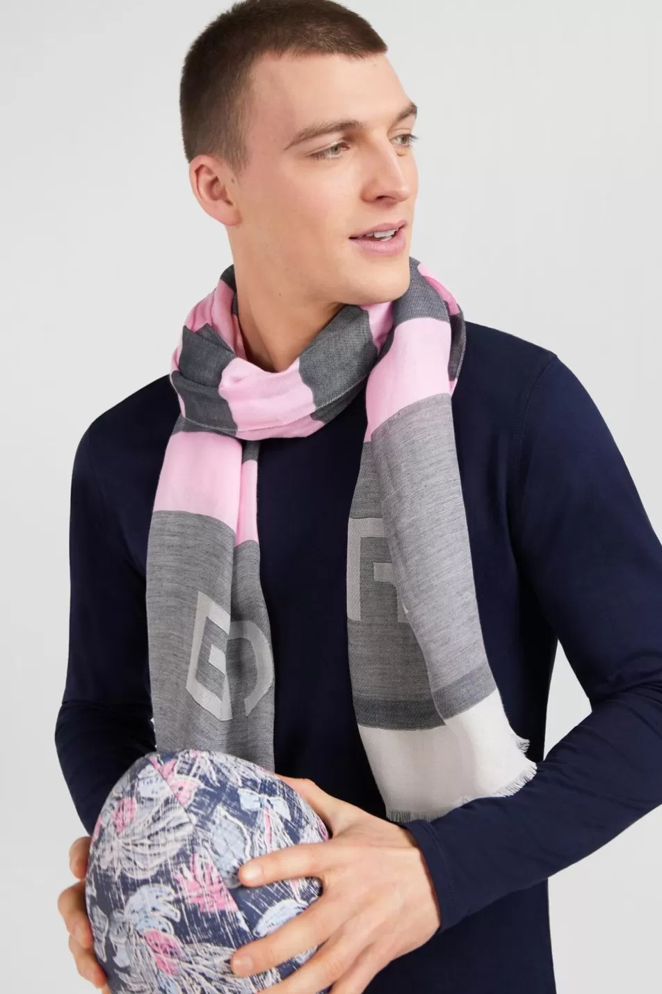 Scarves & Wraps | Eden Park Pink Circle Scarf