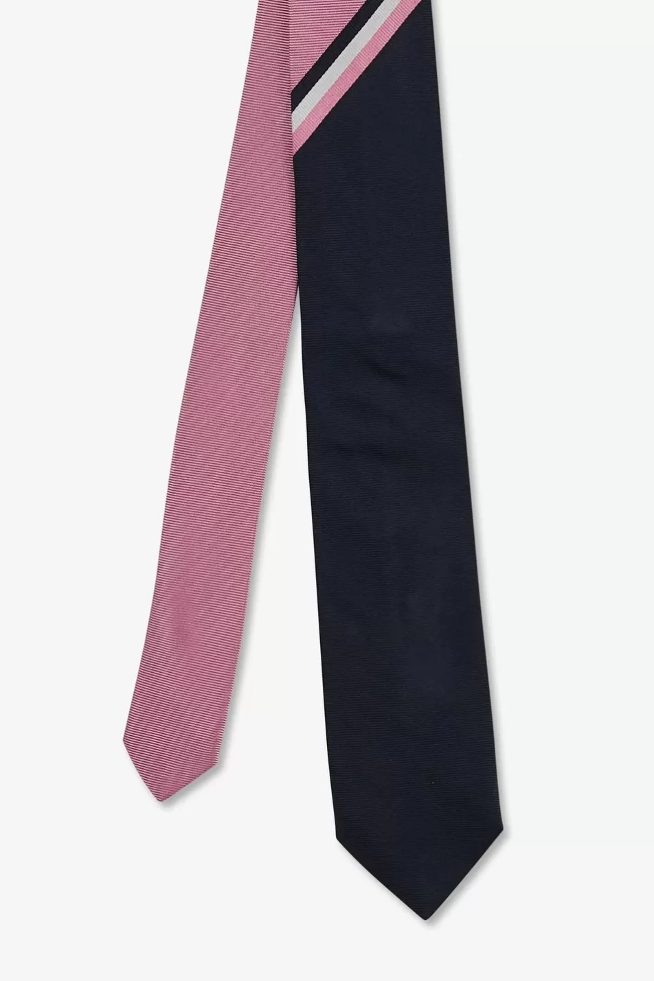 Ties & Bow Ties | Eden Park Pink Colour-Block Tie