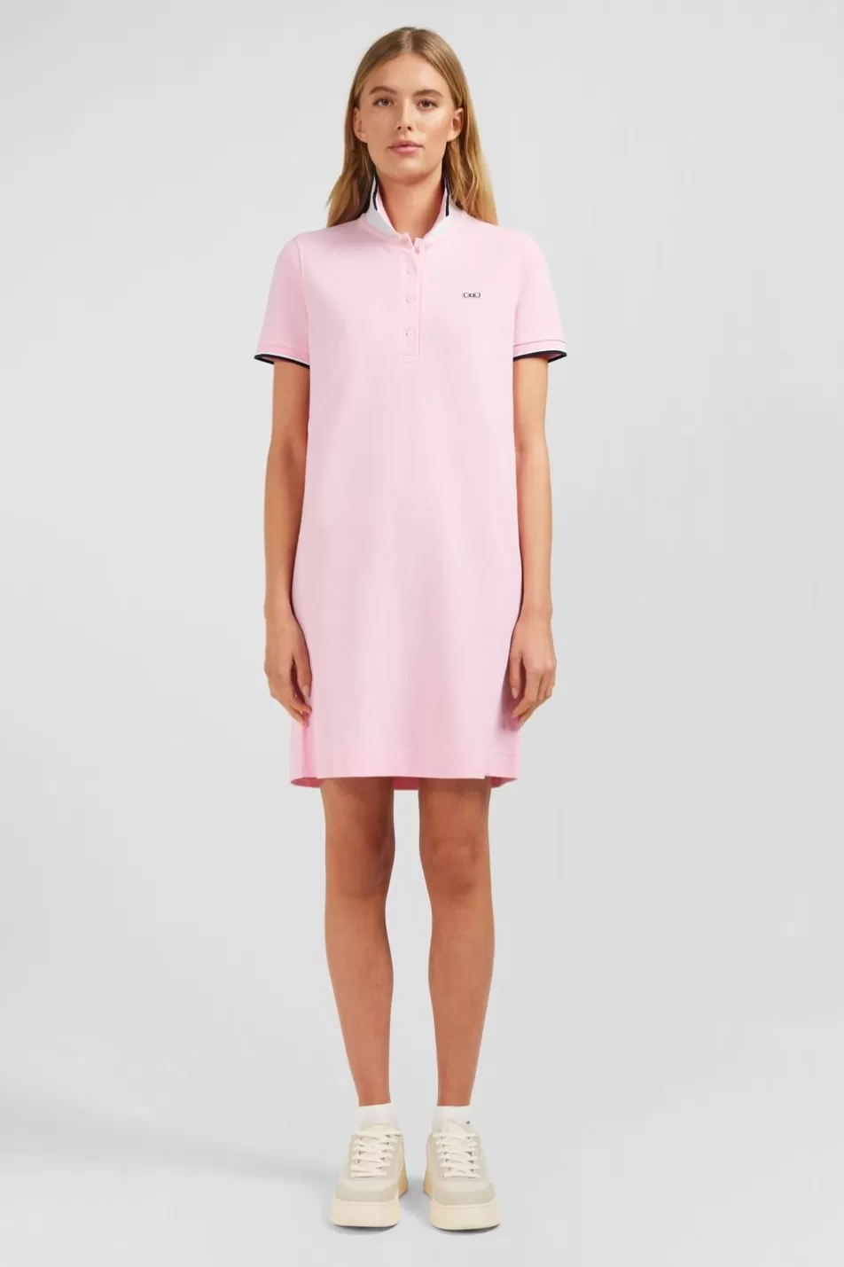 Dresses | Eden Park Pink Polo-Neck Dress