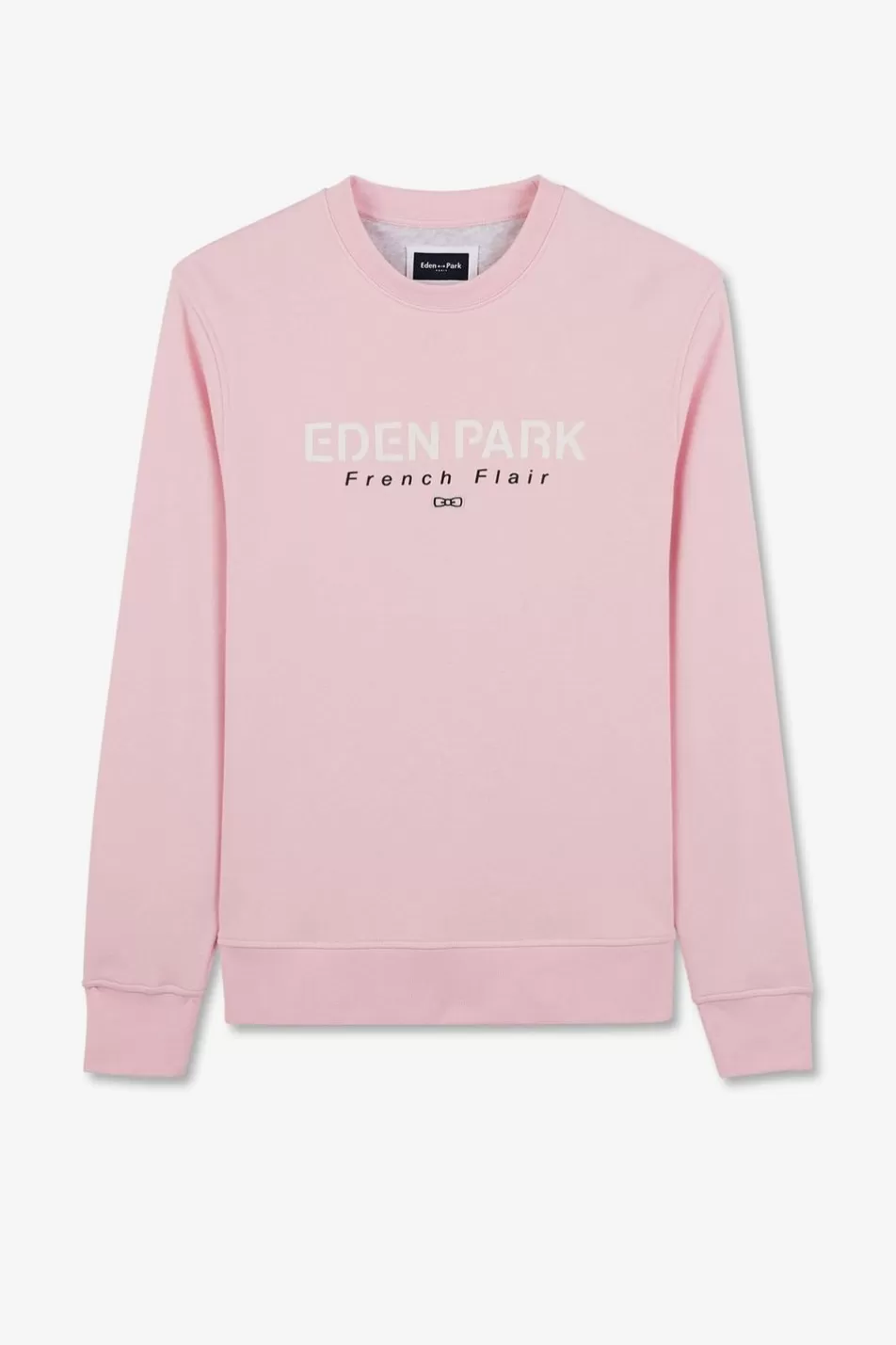 Sweatshirts | Eden Park Pink Round-Neck Sweatshirt