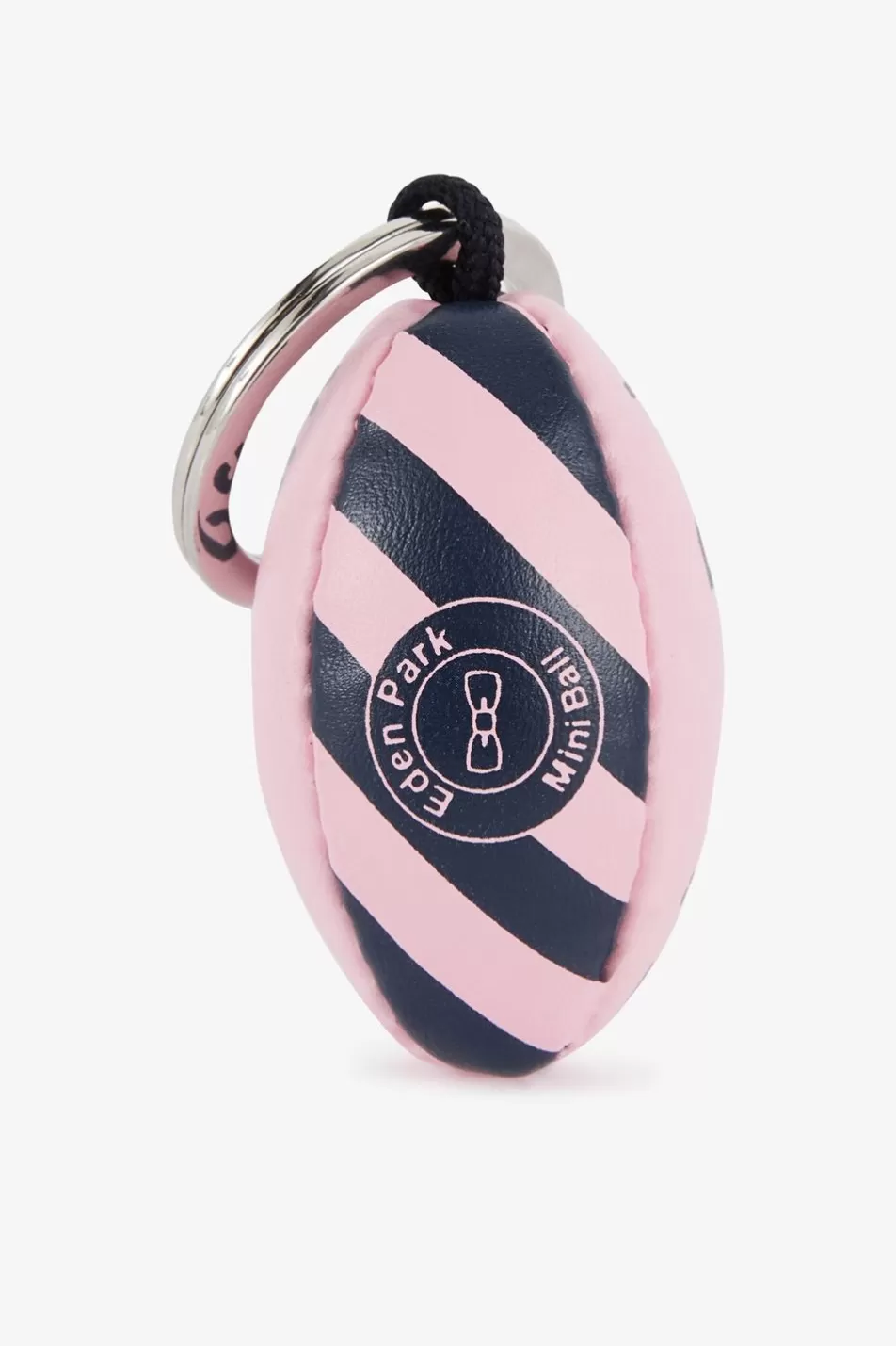 Key Chains | Eden Park Pink Rugby Ball Keyring With Stripe And Screen-Printed