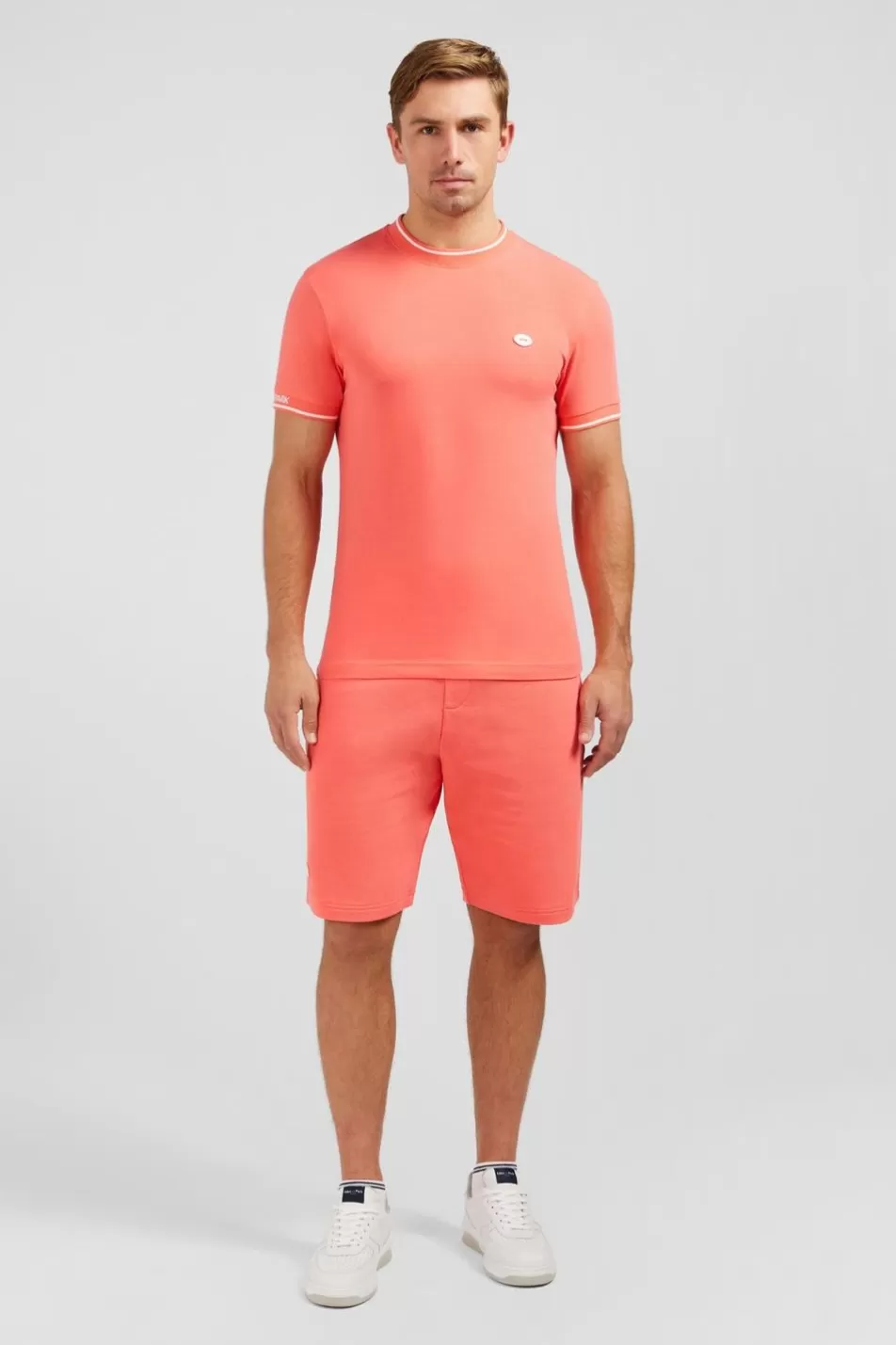 T-Shirts | Eden Park Pink Short-Sleeved T-Shirt