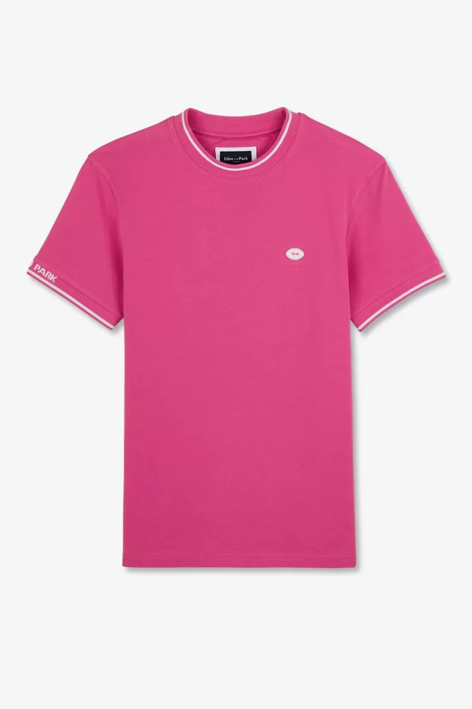 T-Shirts | Eden Park Pink Short-Sleeved T-Shirt