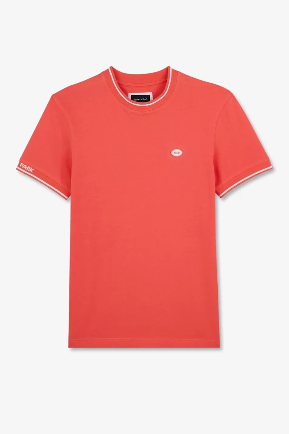 T-Shirts | Eden Park Pink Short-Sleeved T-Shirt