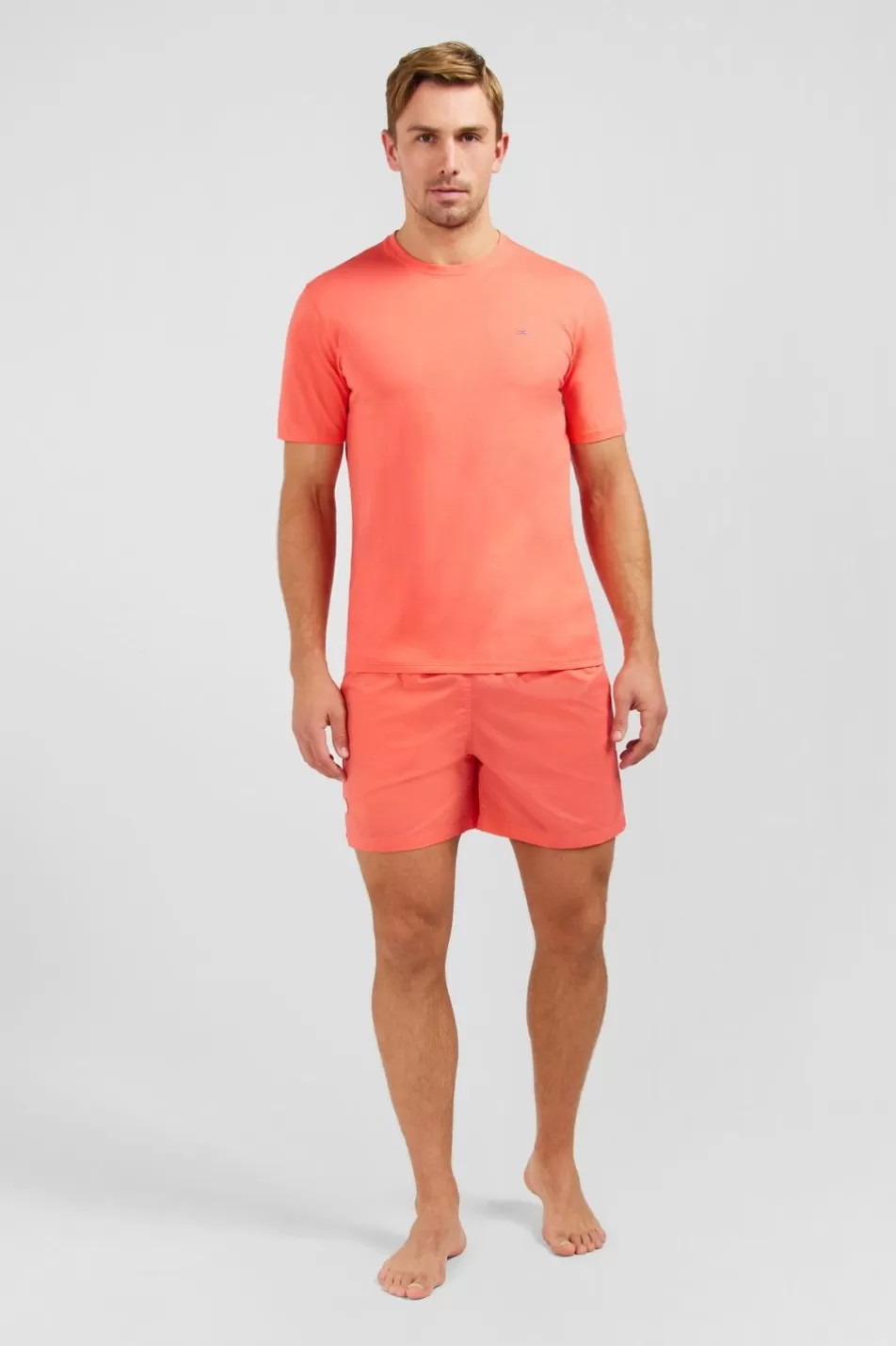 T-Shirts | Eden Park Pink Short-Sleeves T-Shirt