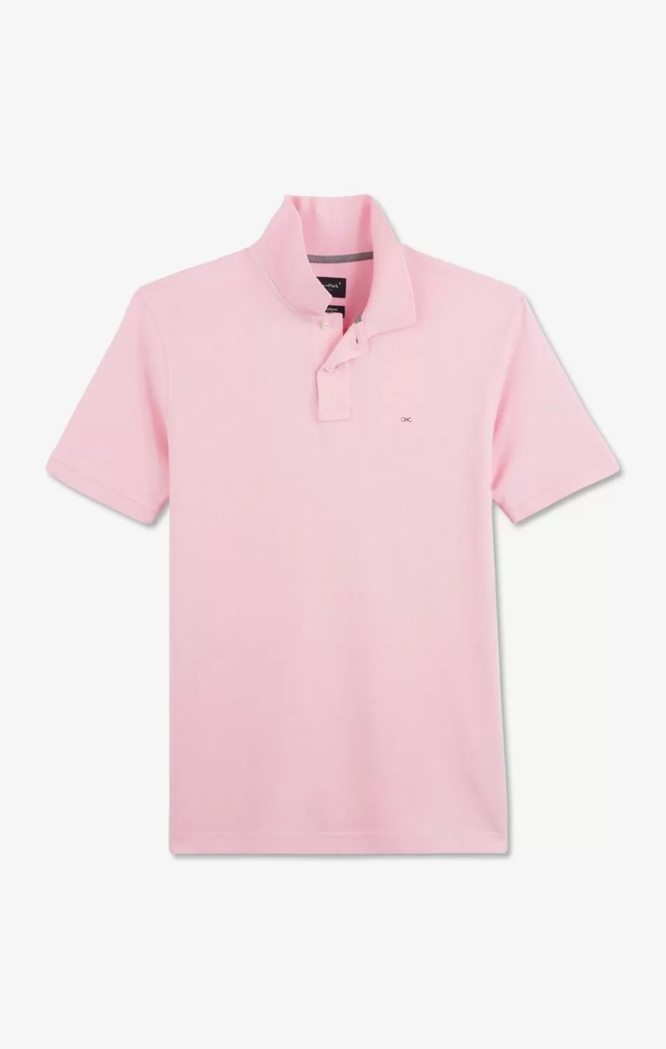 Polos | Eden Park Pink Stretch Pima Cotton Polo