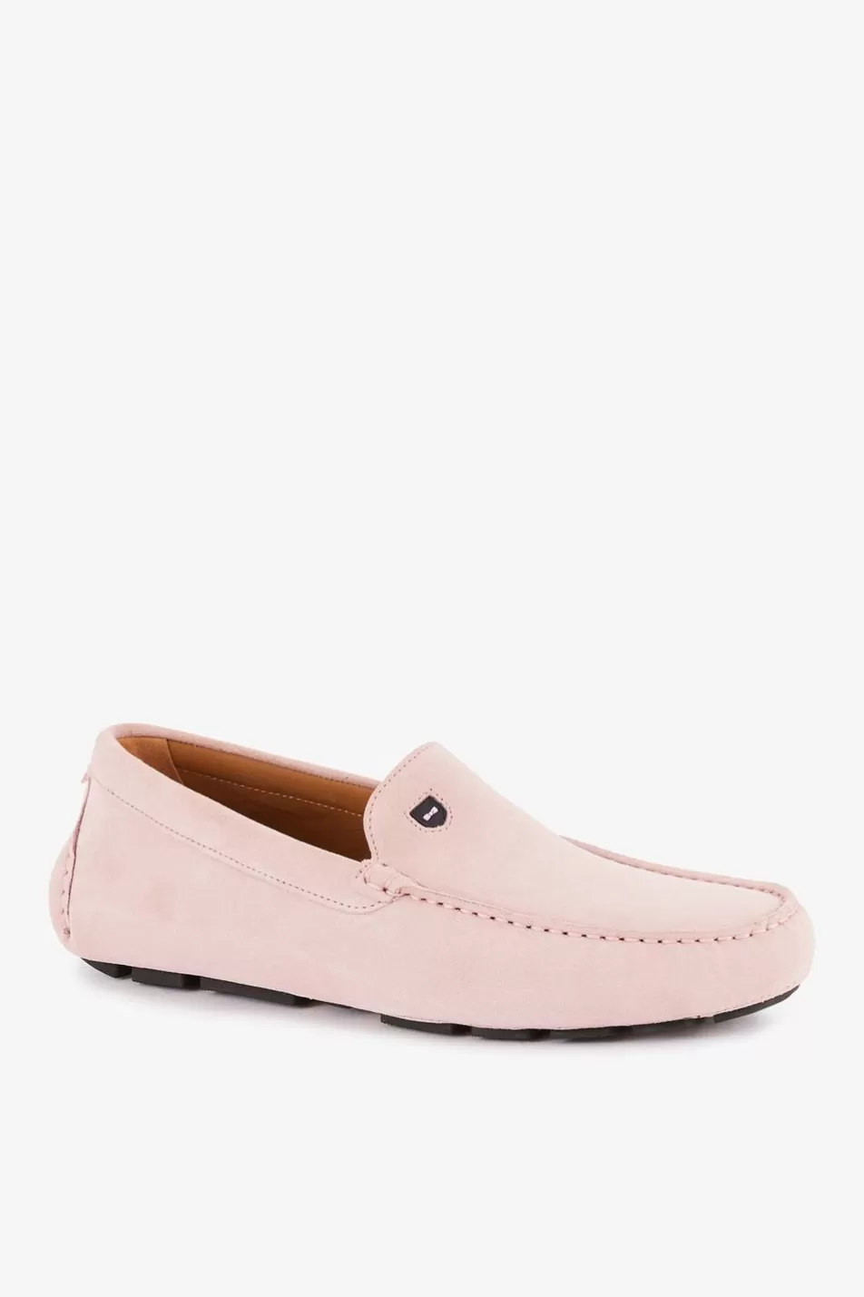 Loafers | Eden Park Pink Suede Moccasins