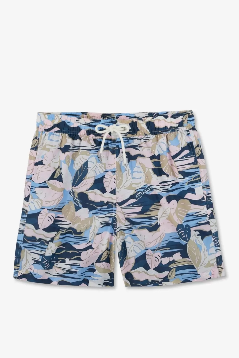 Swimwear | Eden Park Pink Swim Shorts With Exclusive Tropical Print