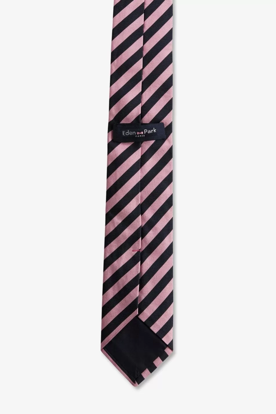 Ties & Bow Ties | Eden Park Pink Tie With Tricolour Stripes