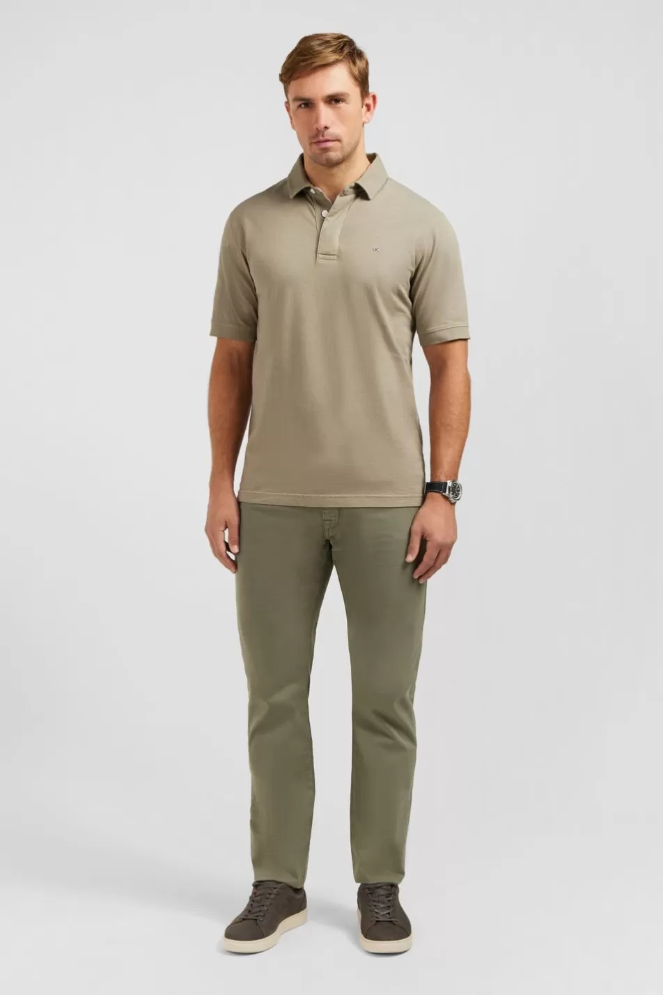 Rugby Shirts | Eden Park Plain Beige Jersey Rugby Shirt