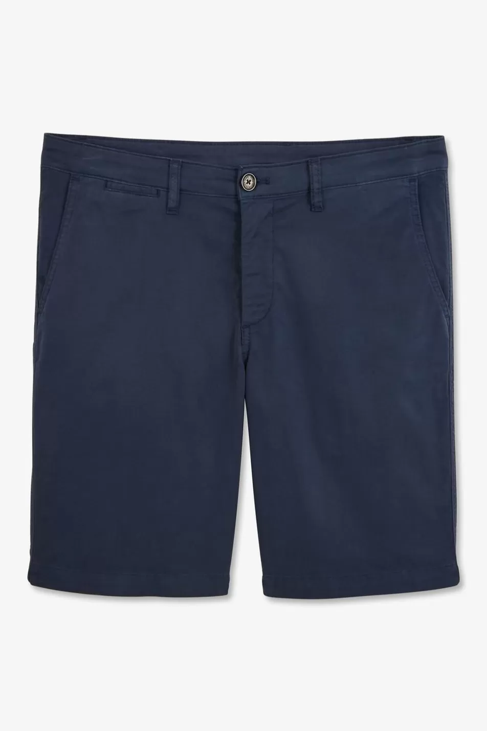 Shorts & Bermudas | Eden Park Plain Dark Blue Bermuda Shorts