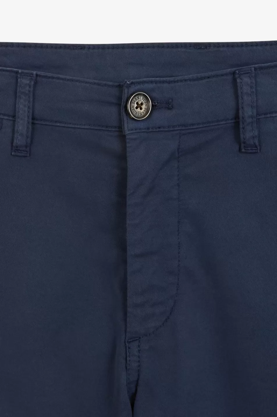 Shorts & Bermudas | Eden Park Plain Dark Blue Bermuda Shorts