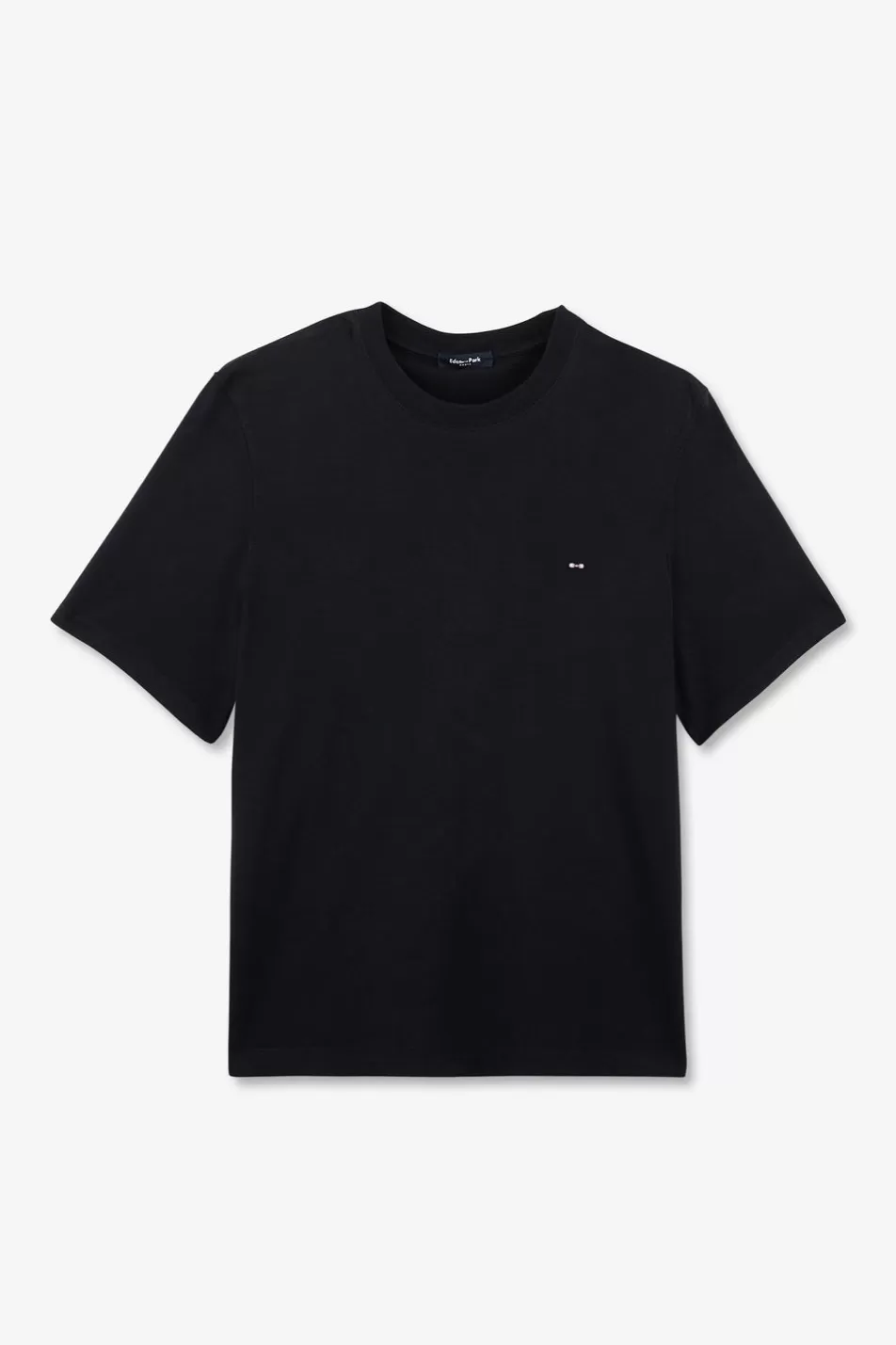 T-Shirts | Eden Park Plain Dark Blue Short-Sleeved T-Shirt