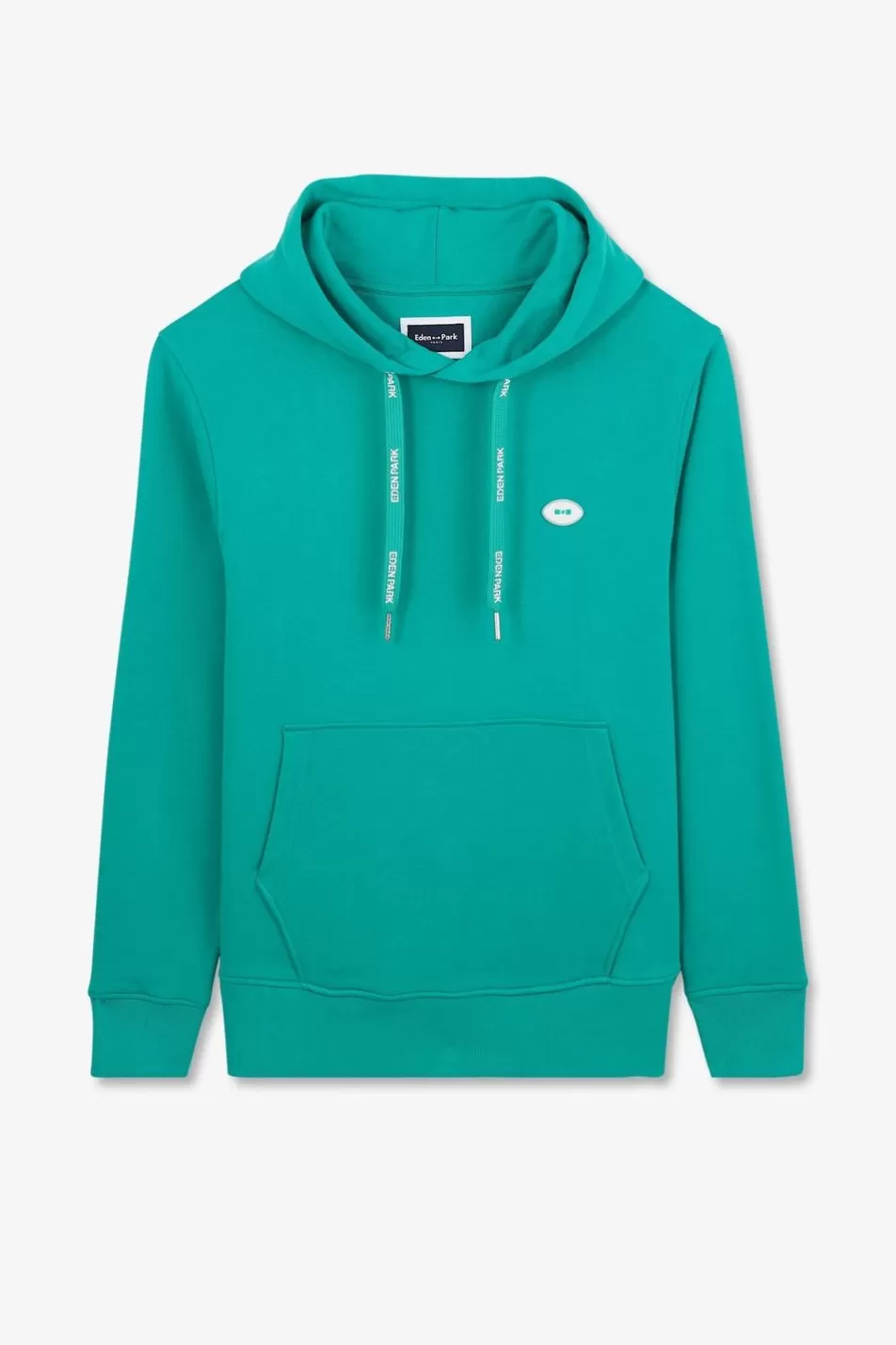 Sweatshirts | Eden Park Plain Green Hoodie