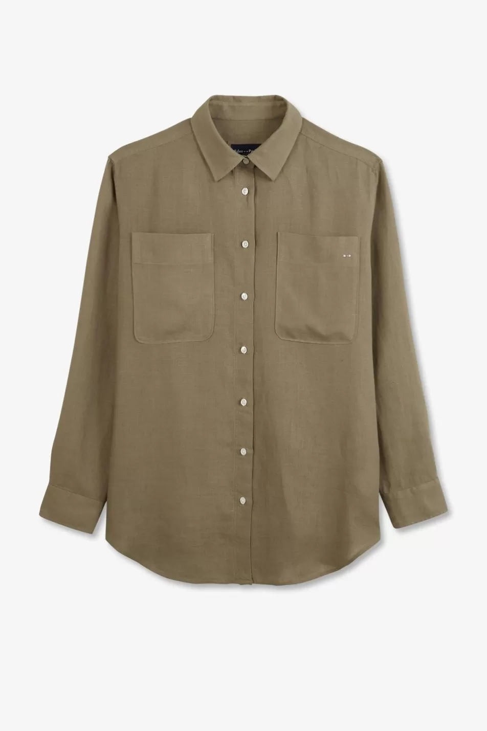 Shirts | Eden Park Plain Khaki Blouse