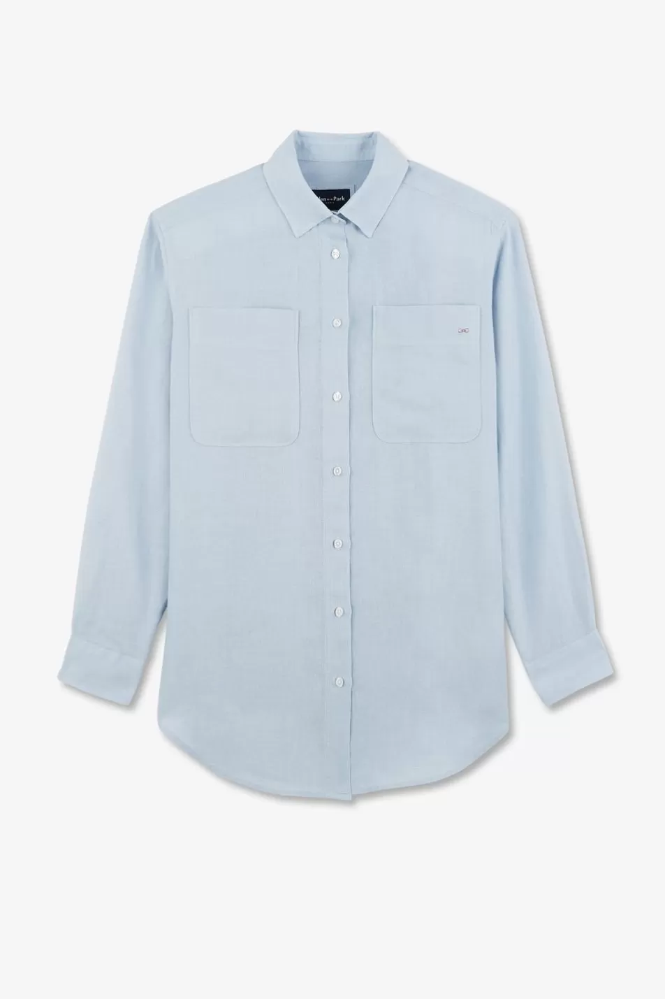 Shirts | Eden Park Plain Light Blue Blouse