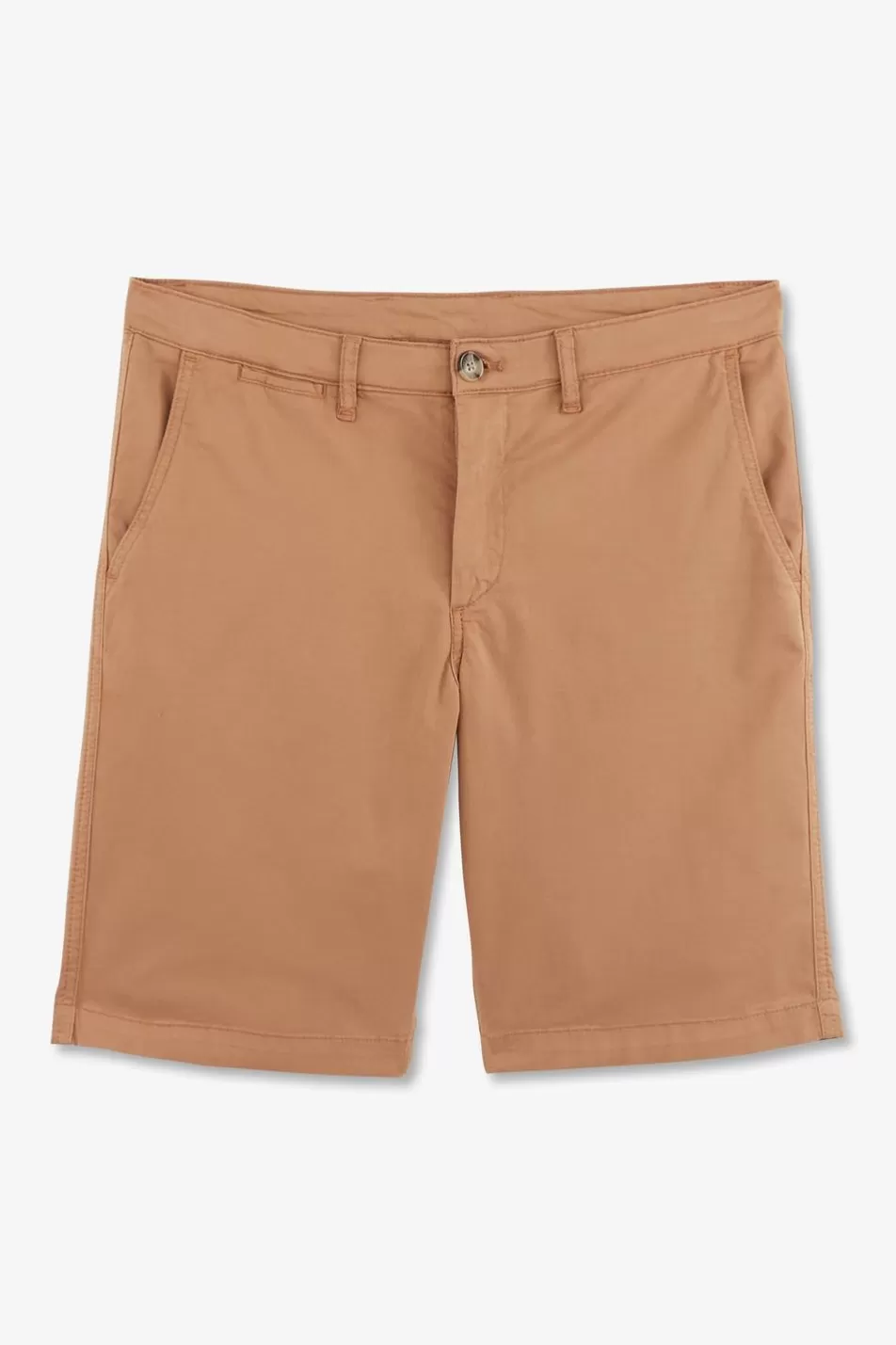 Shorts & Bermudas | Eden Park Plain Light Brown Bermuda Shorts