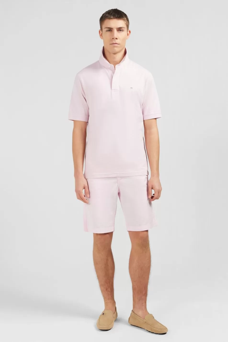 Rugby Shirts | Eden Park Plain Light Pink Jersey Rugby Shirt