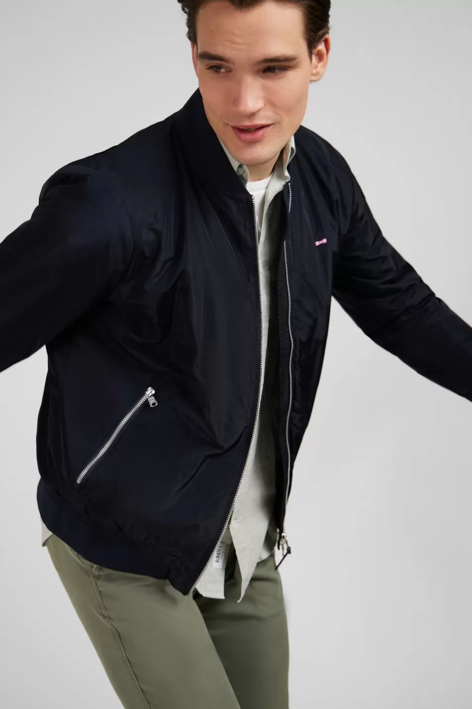 Coats | Eden Park Plain Navy Blue Jacket