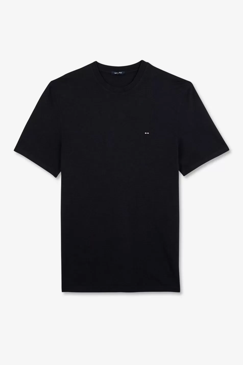 T-Shirts | Eden Park Plain Navy Blue Short-Sleeved T-Shirt