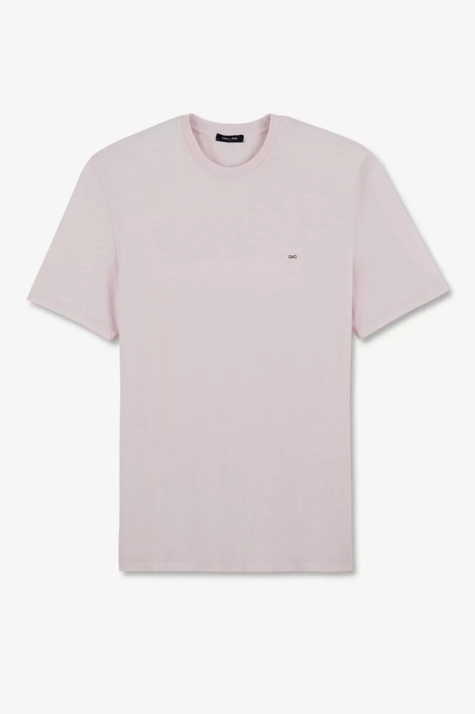 T-Shirts | Eden Park Plain Pink Short-Sleeved T-Shirt