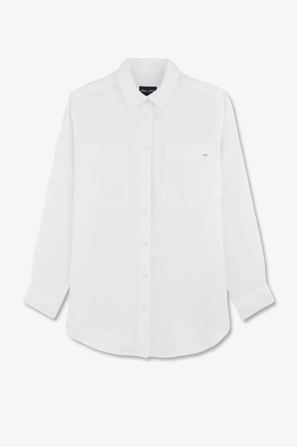 Shirts | Eden Park Plain White Blouse