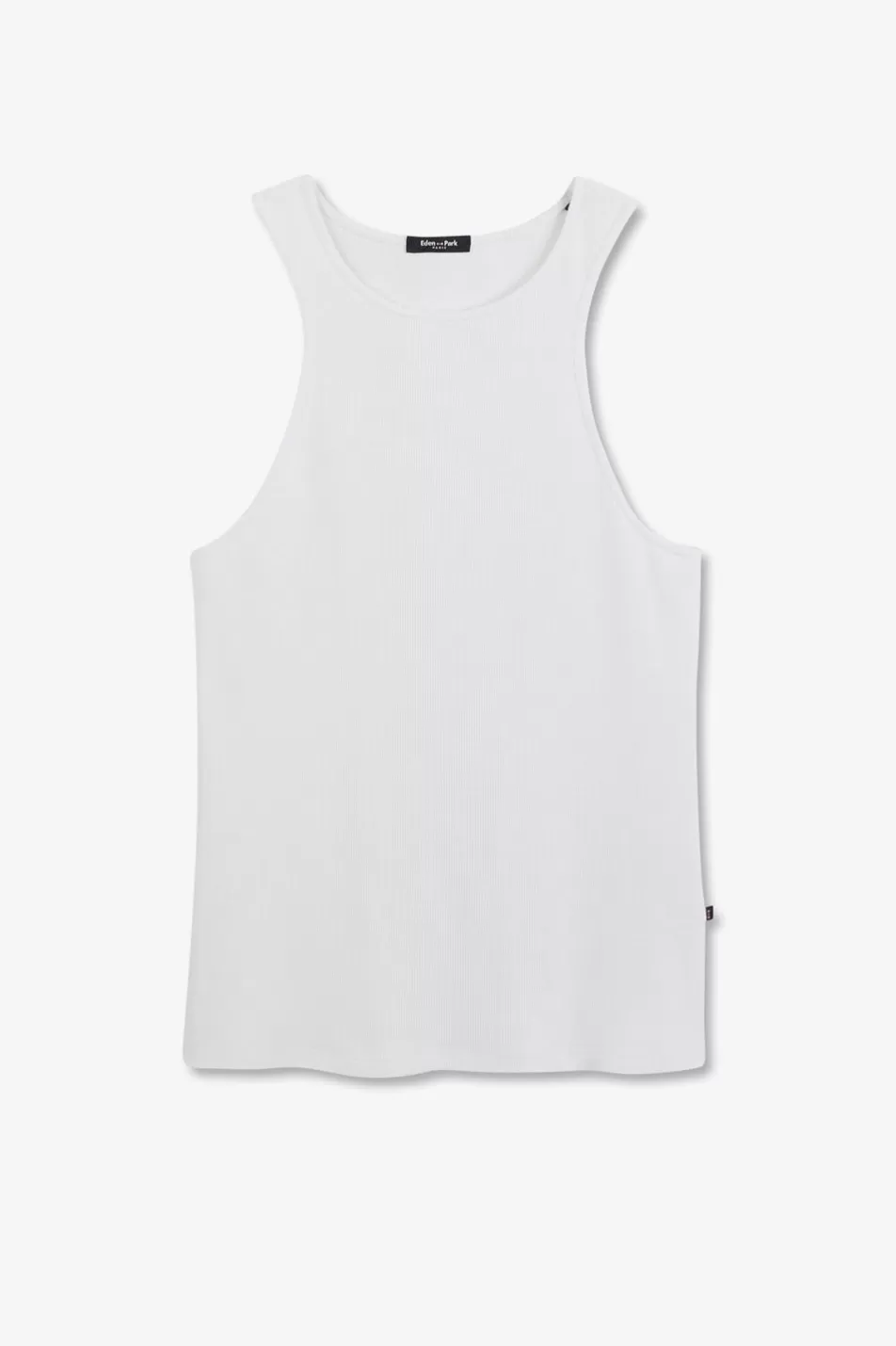 T-Shirts | Eden Park Plain White Tank Top