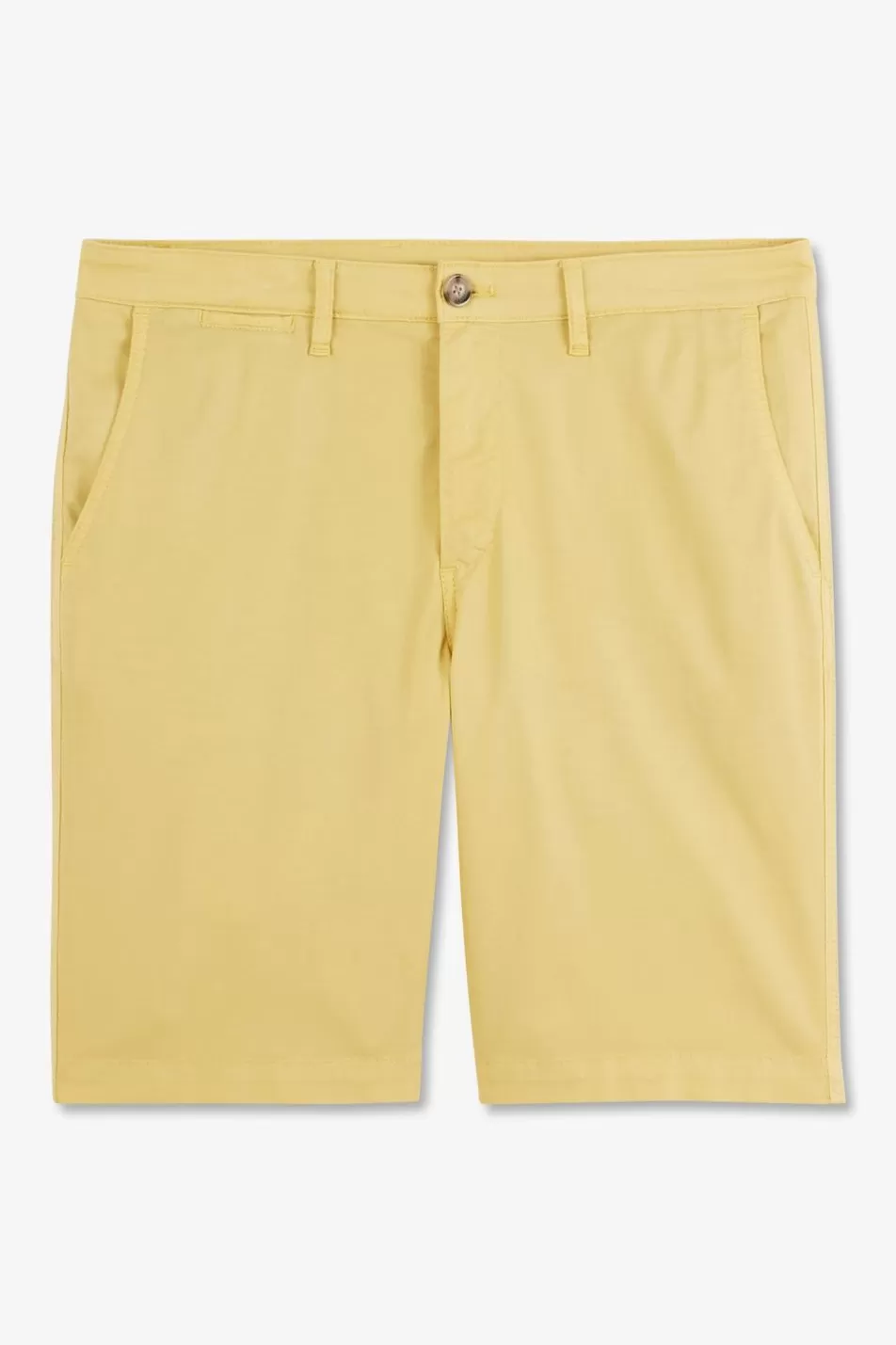 Shorts & Bermudas | Eden Park Plain Yellow Bermuda Shorts