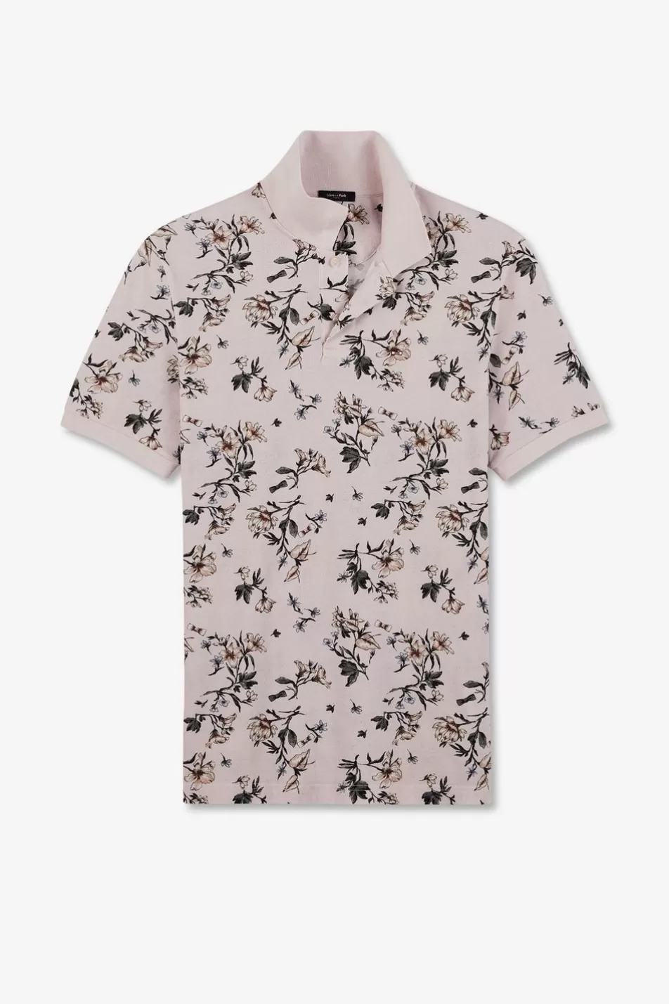 Polos | Eden Park Polo Shirt With An Exclusive Floral Print