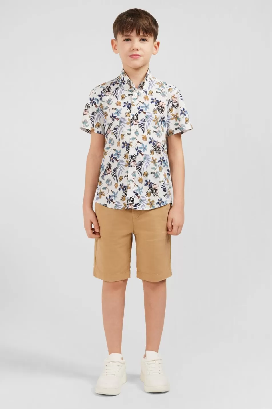 Children | Eden Park Printed Short-Sleeved Shirt