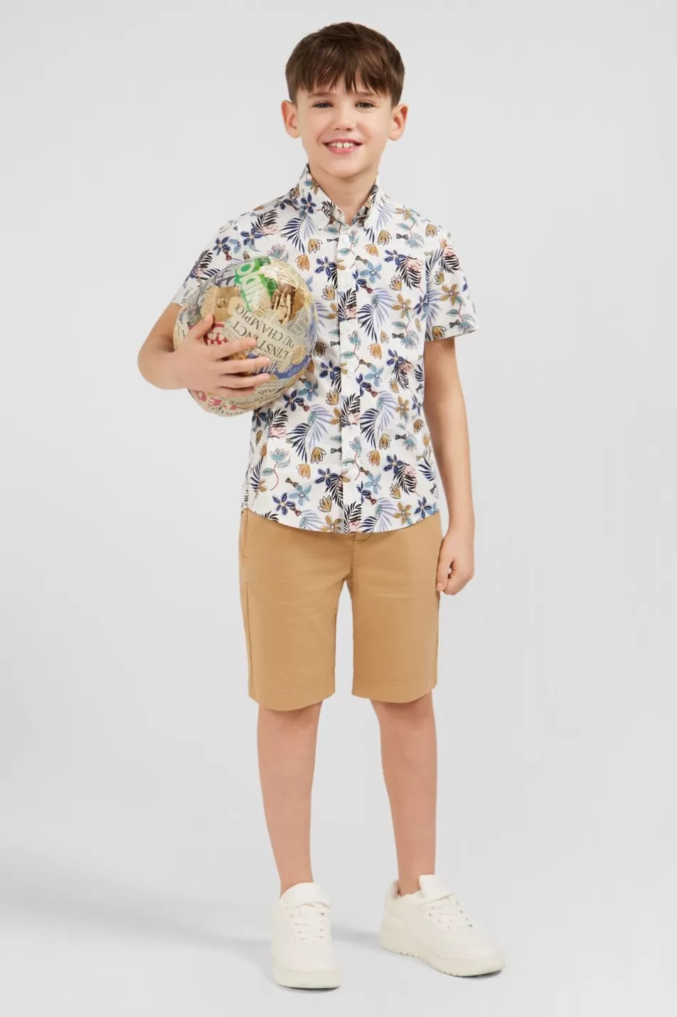 Children | Eden Park Printed Short-Sleeved Shirt