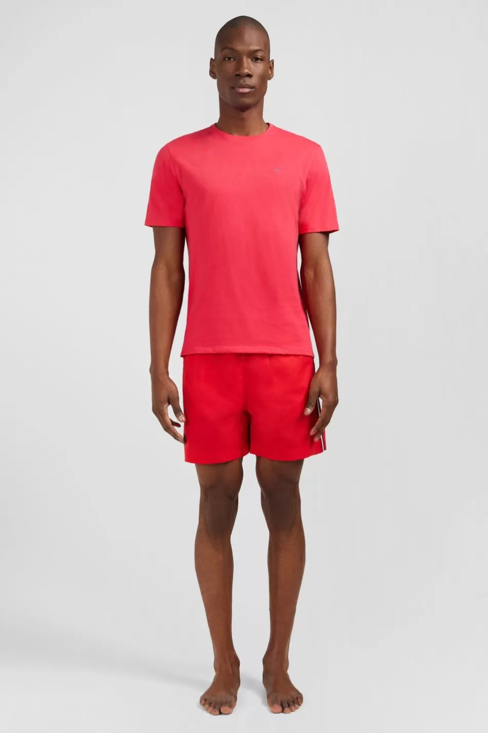 T-Shirts | Eden Park Red Short-Sleeved T-Shirt